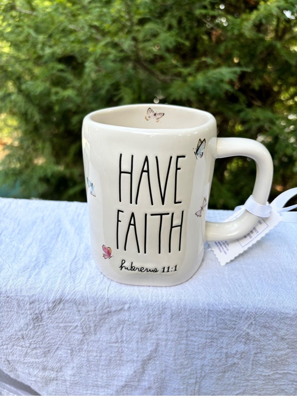 Rae Dunn Artisan Collection Have Faith Ceramic Coffee Mug
